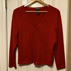 Hampshire Studio Red cardigan, size PM